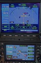 GPS over into Antigua Airspace