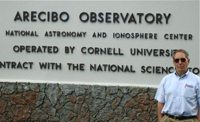 Jack Henion at Arecibo Observatory
